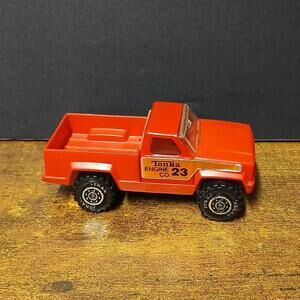 Vintage 1978 Tonka Red Truck Engine Co. 23 Fire 4" Pickup Truck